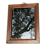 Antique wooden mirror