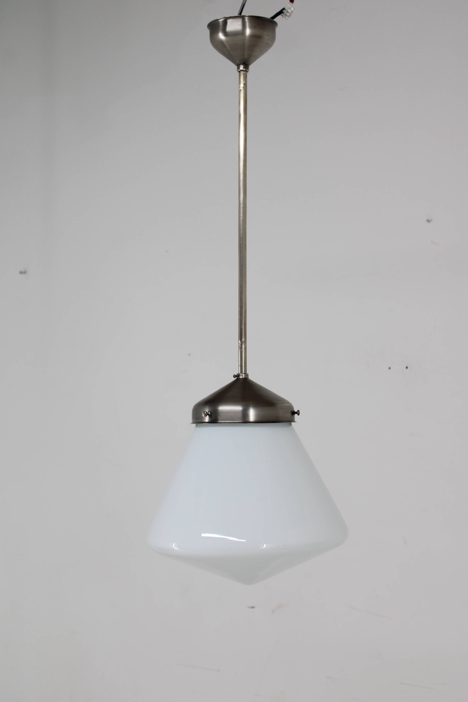 Large Bauhaus Pendant Attributed to Marianne Brandt, 1930s