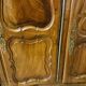 Magnificent two-body sideboard in carved walnut, Louis XV style.
