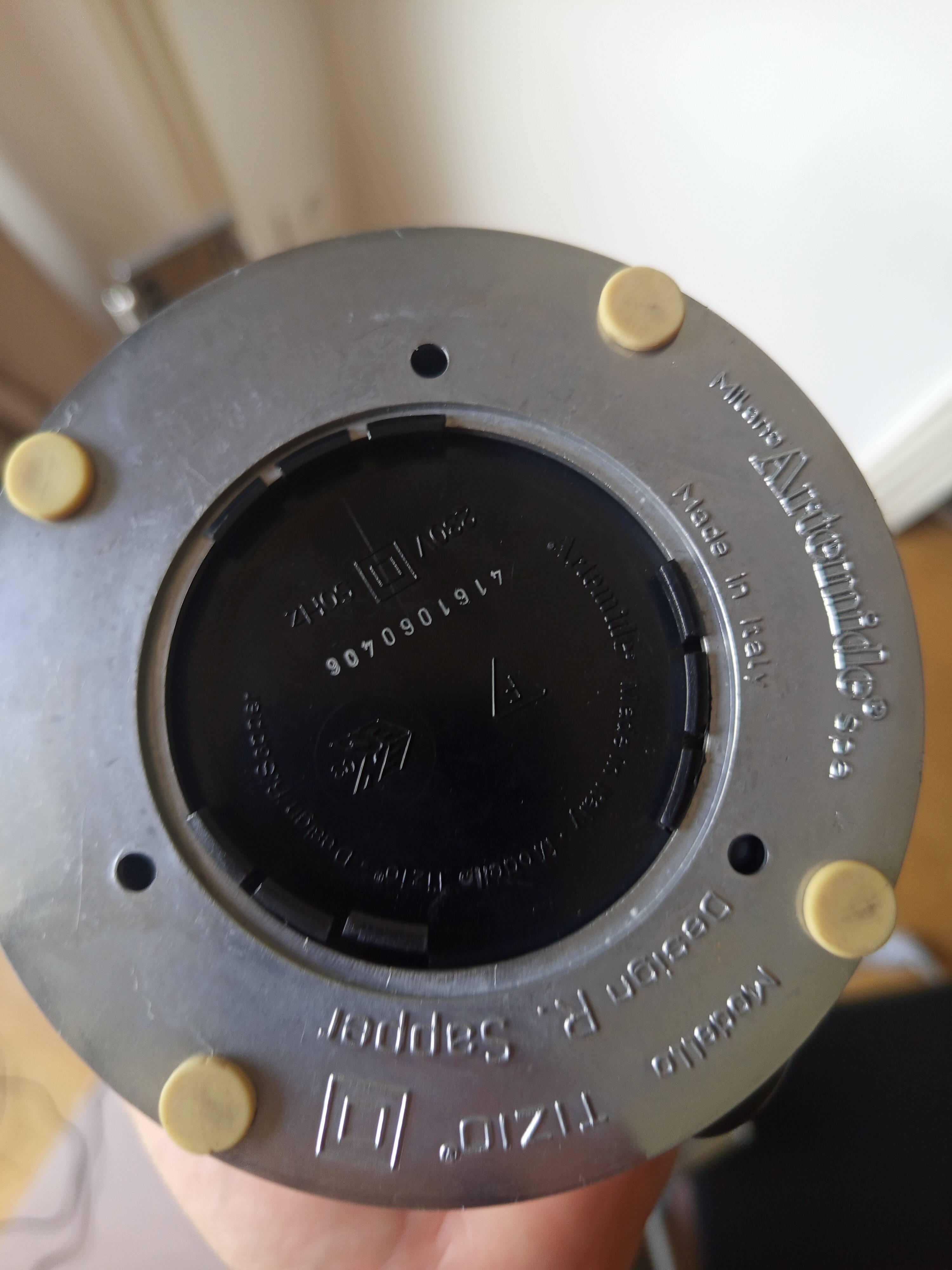 Tizio Artemide signed limited edition chrome Richard Sapper