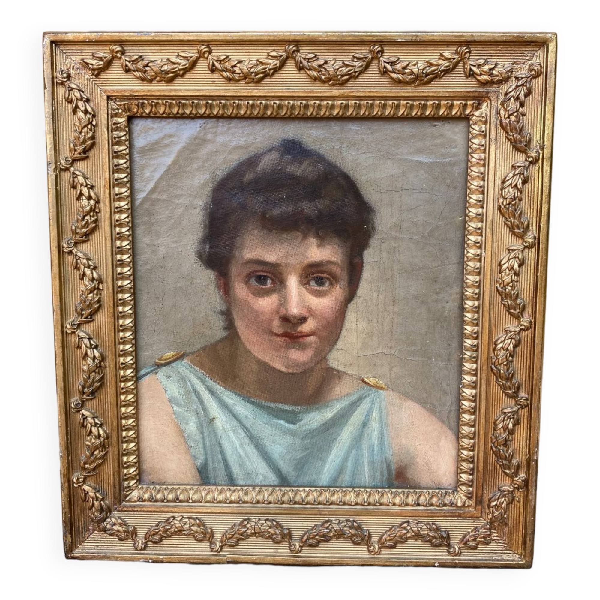 Portrait of a 19th century Empire woman