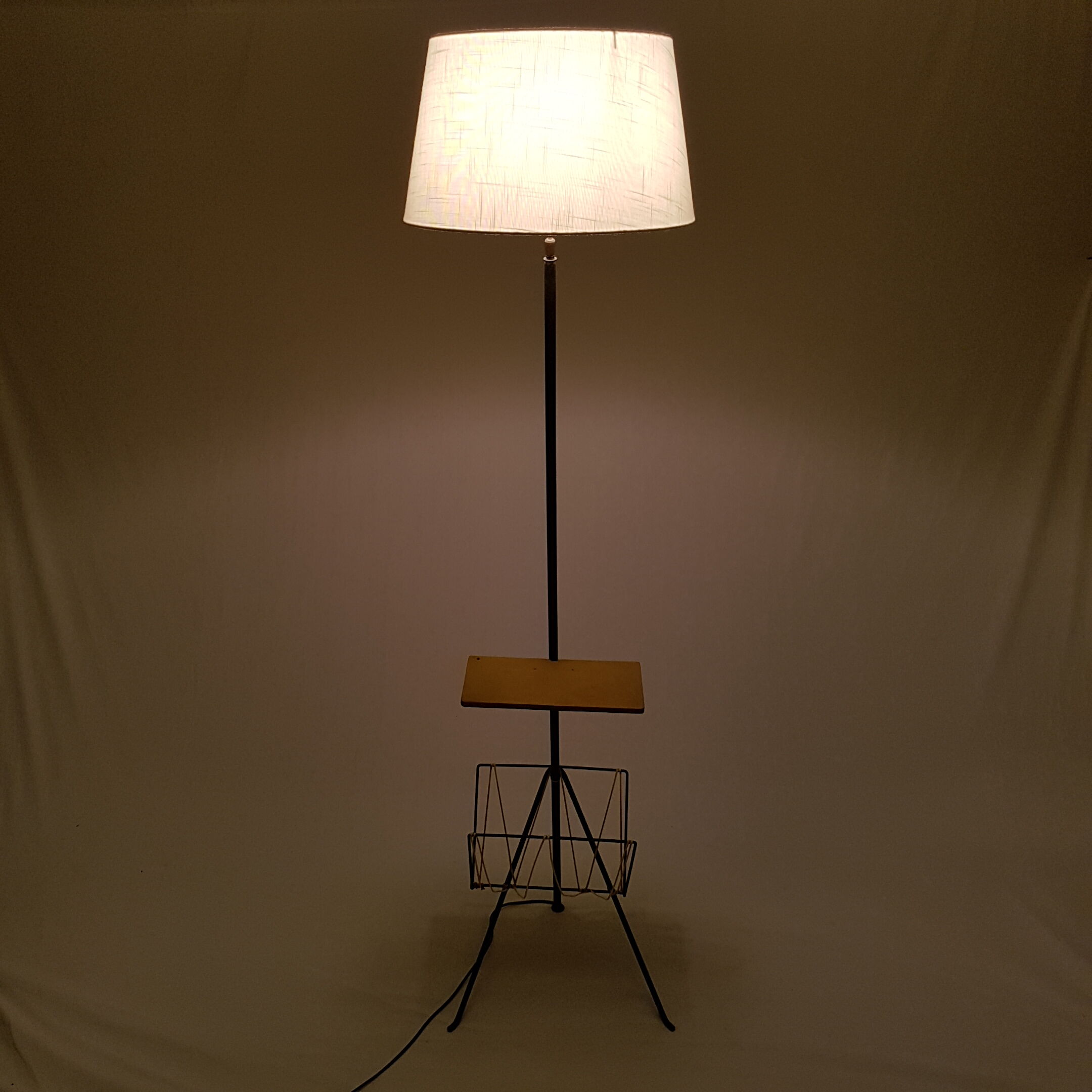Lampadaire liseuse vintage scoubidou