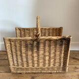Wicker rattan pan