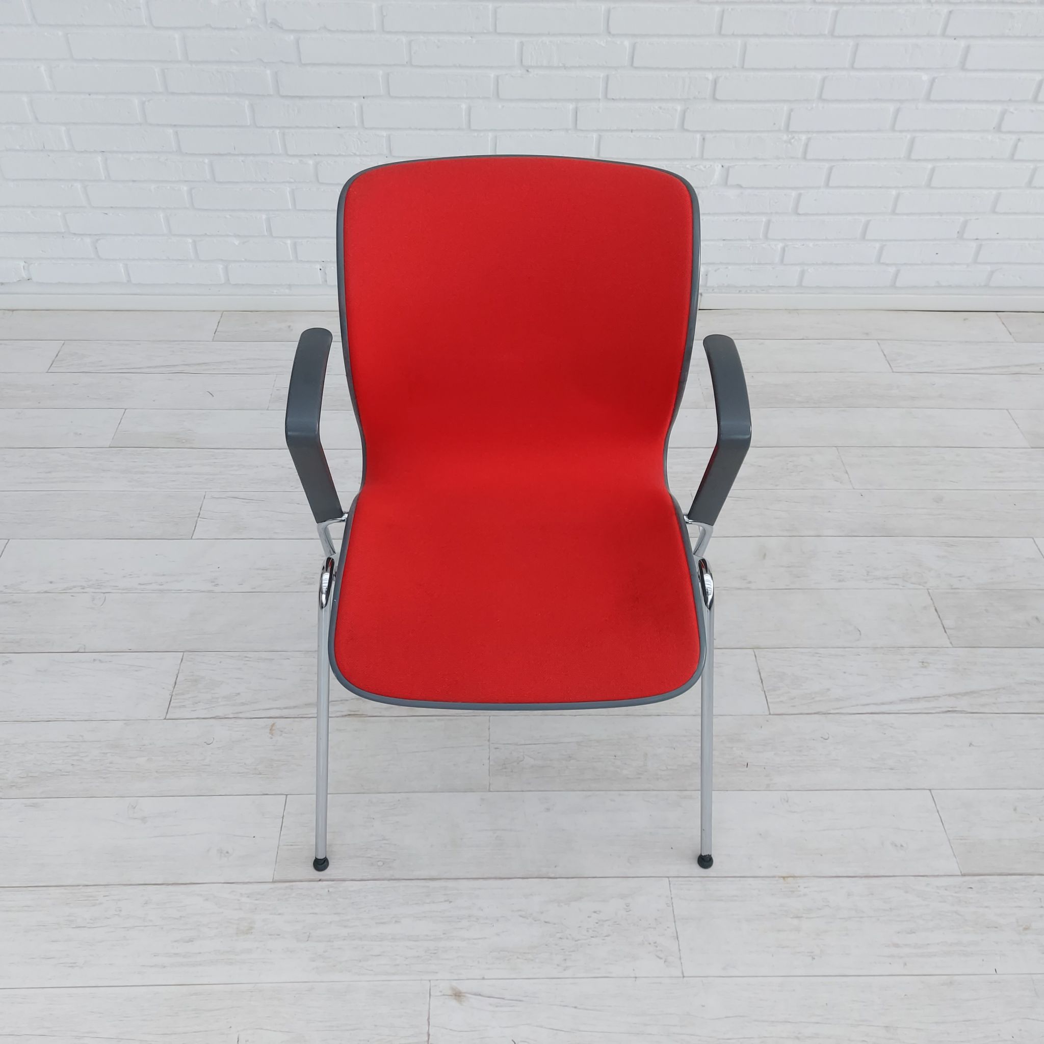 90s, Danish design by Alfred Homann, set of six "Ensemble" chairs, original condition