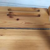Vintage pine shelf desk
