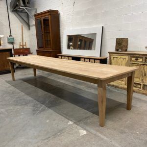 Table de ferme en chêne