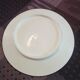 Blue flat plate dessert service