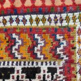 Tapis ancien tribal marocain fait main 124x142 cm