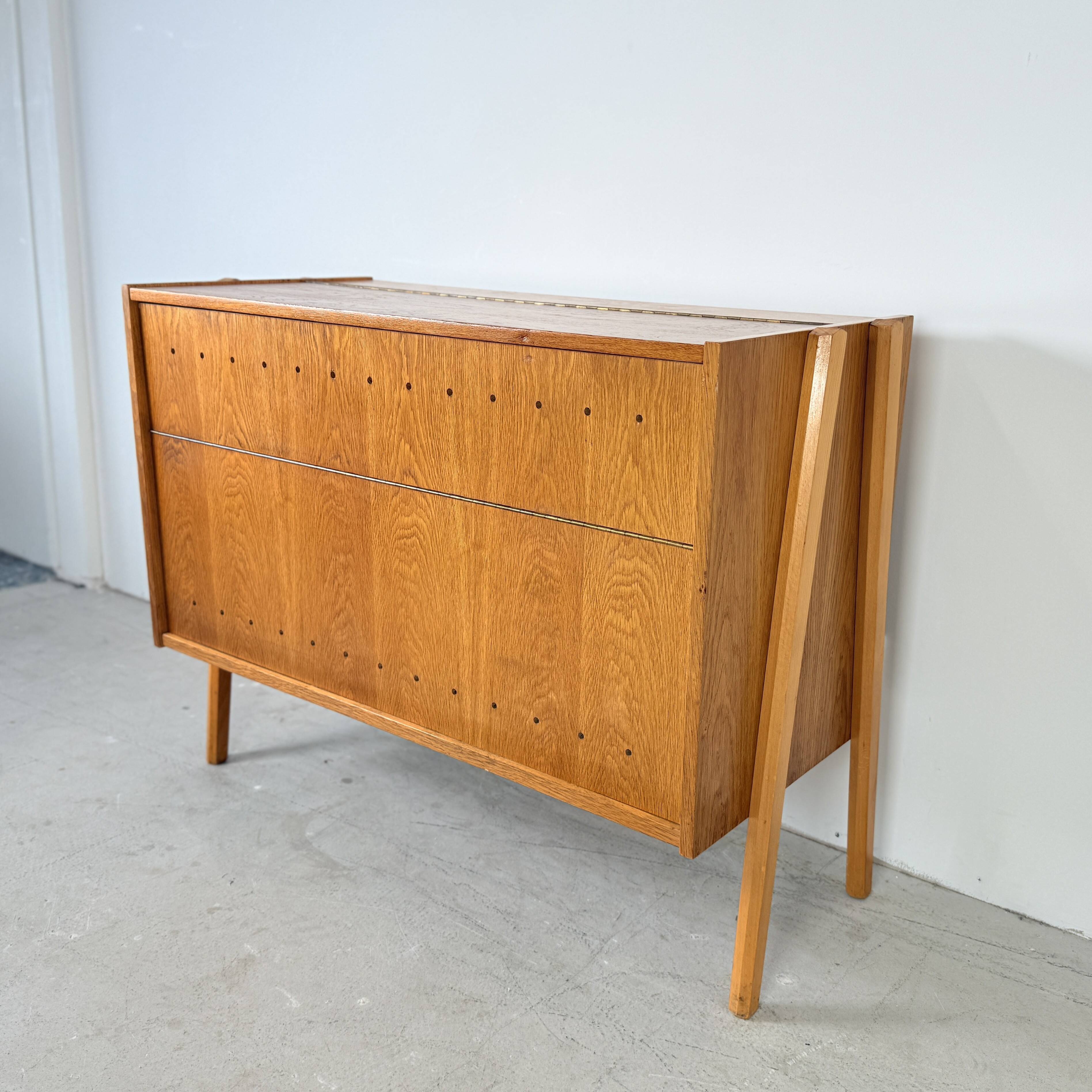 Vintage blanket chest/ toy chest, Frantisek Jirak