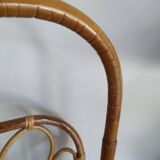 Porte-revue en rotin, années 1960