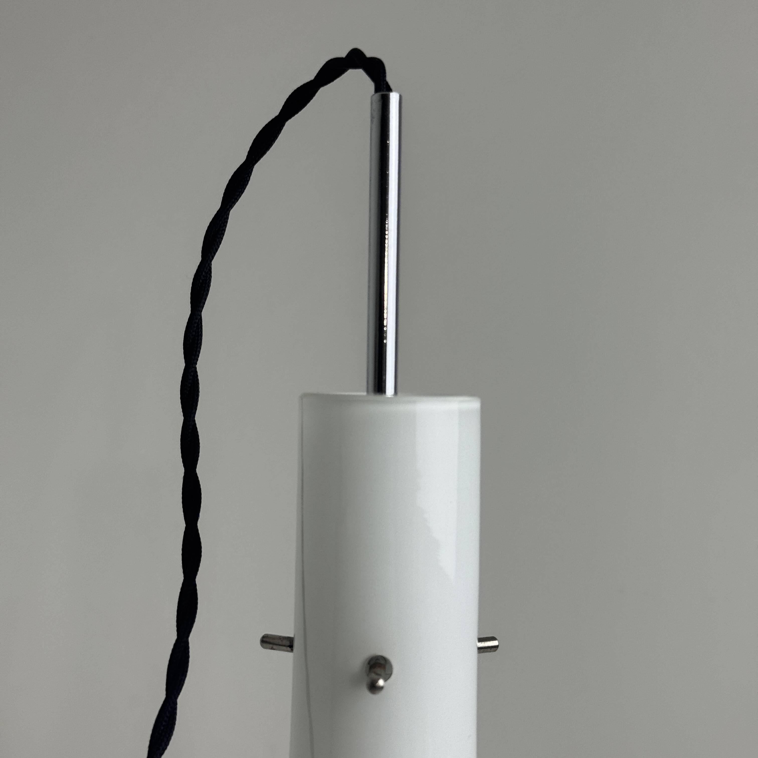 Vintage 1970 opaline suspension light