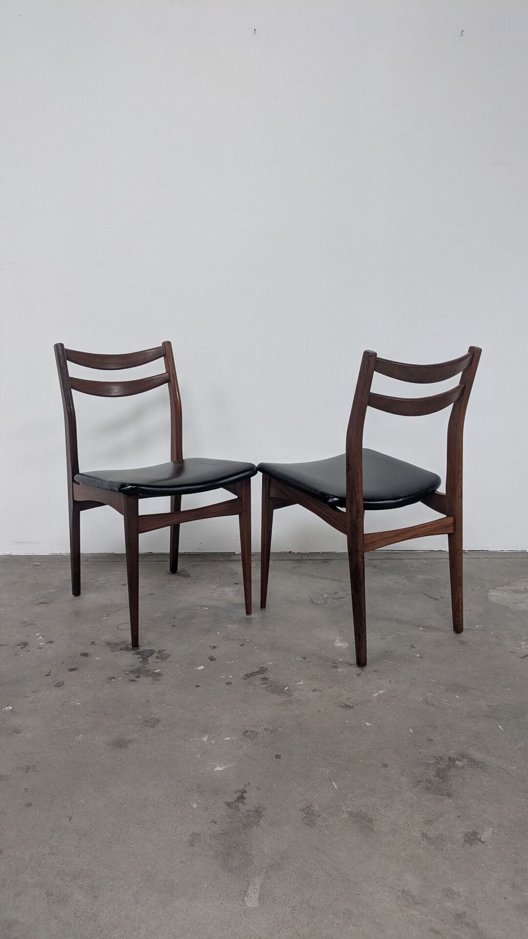 Vintage Scandinavian design table and chairs.