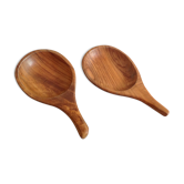 Duo of wooden dishes