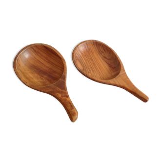 Duo de plats en bois