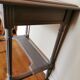 Restored old side table with marble