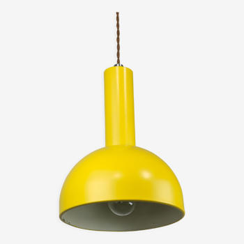 Vintage yellow metal lamp