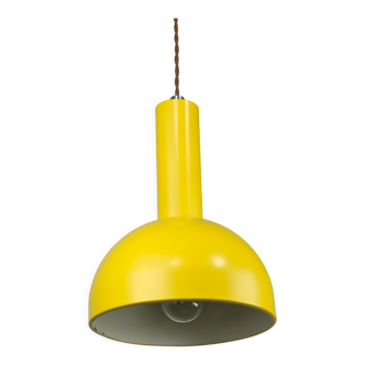 Vintage yellow metal lamp