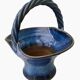 Basket pot cover, Vintage ceramic