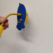 Cute hippo wall lamps for the children's room, Danish design from the 80-90s.