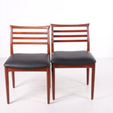 Set of 4 dining chairs by Erling Torvits for Sorø Stolefabrik, 1960s