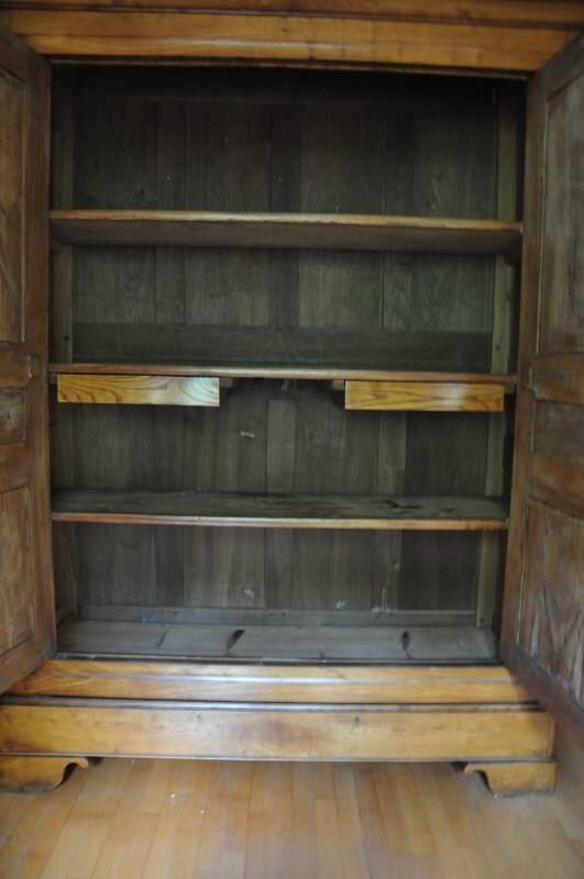 Antique solid oak wardrobe