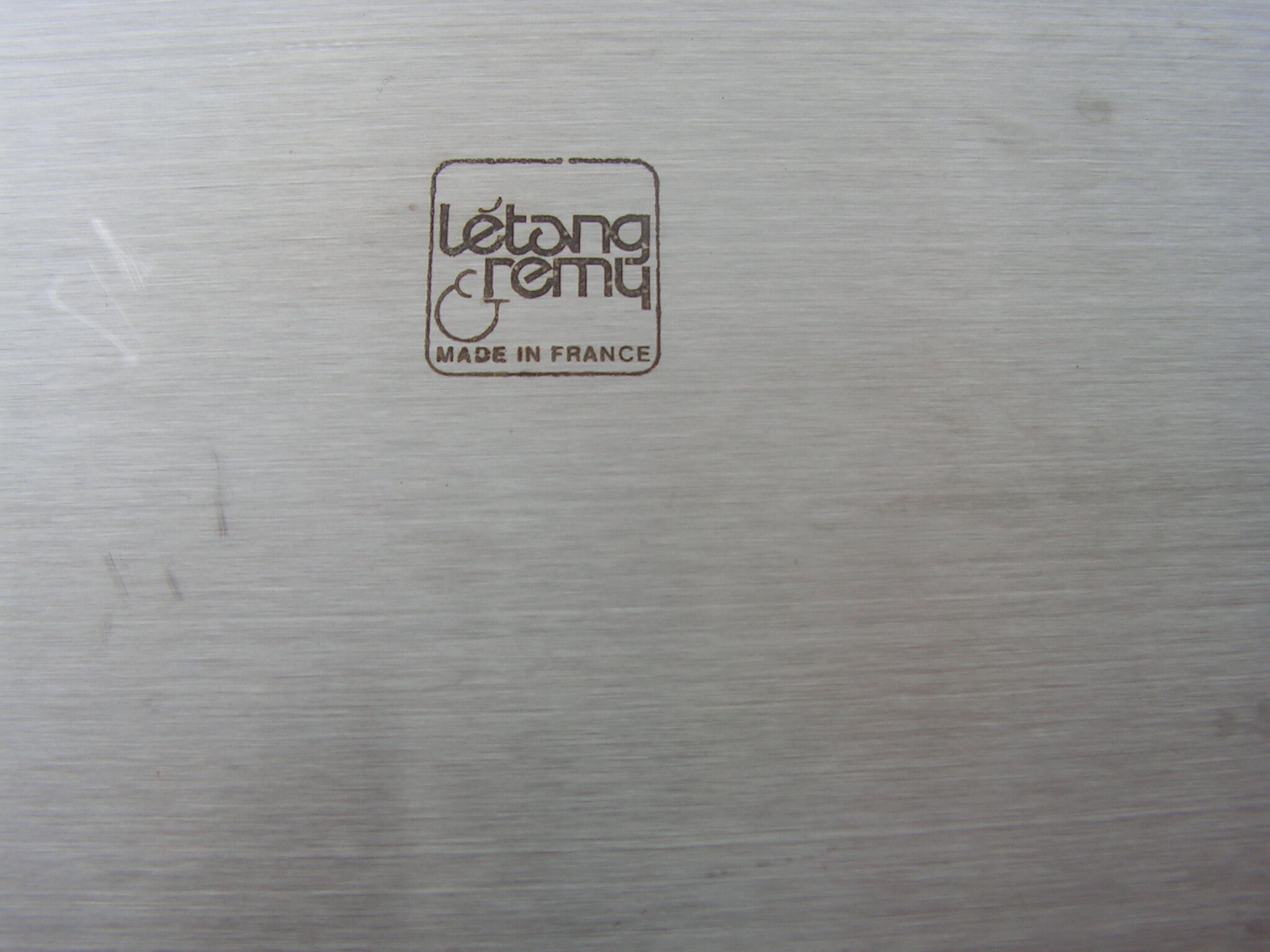 Stainless steel tray l'etang Remy Paris