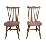 Pair of bistro chairs Baumann Western model