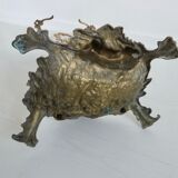 Porte parapluie porte canne art déco en bronze