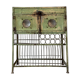 Storage cabinet in water green metal