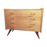 Scandinavian dresser vintage compass feet
