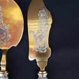 Service a glace, silver channel, circa 1890