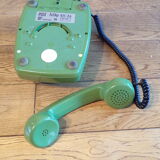 Vintage German green dial phone