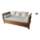 CONVERTIBLE BOAT BED IN PAINTED CHERRY WOOD