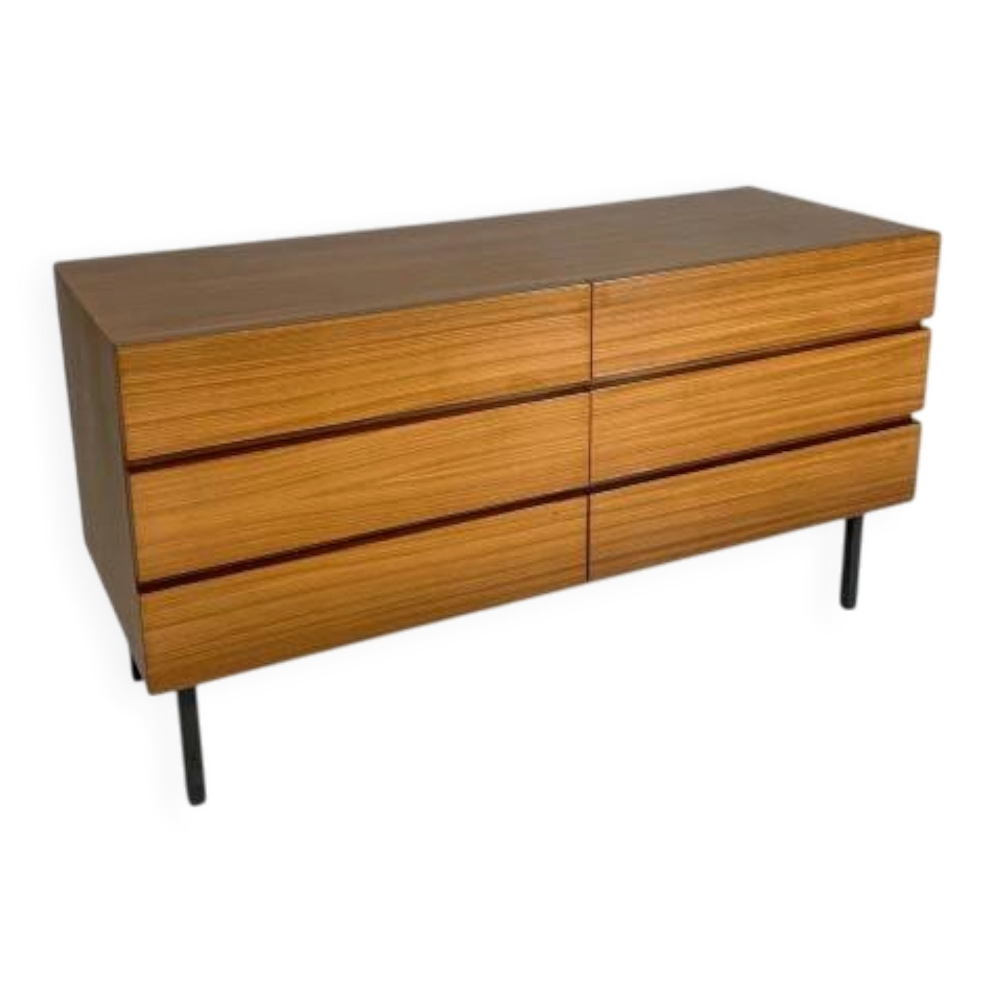 Mid-century chest of drawers with 6 drawers in the Musterring style, 1960s.