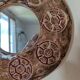 vintage ceramic mirror