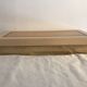 Rectangular mother-of-pearl and brass storage box 1970