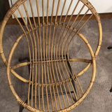 Pair of rattan chairs