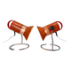 Set of Two Vintage Table Lamps from Chirana, 1970's
