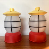 Paire de lampes Ikea, 1990s
