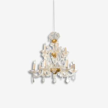 Chandelier In Murano Glass - Circa 1940.