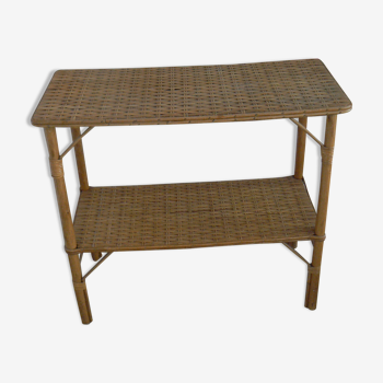 Rattan console