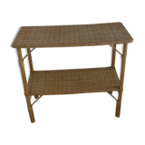 Rattan console