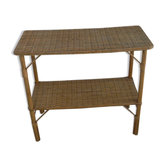 Rattan console