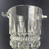 Seau à glace vintage en cristal taillé