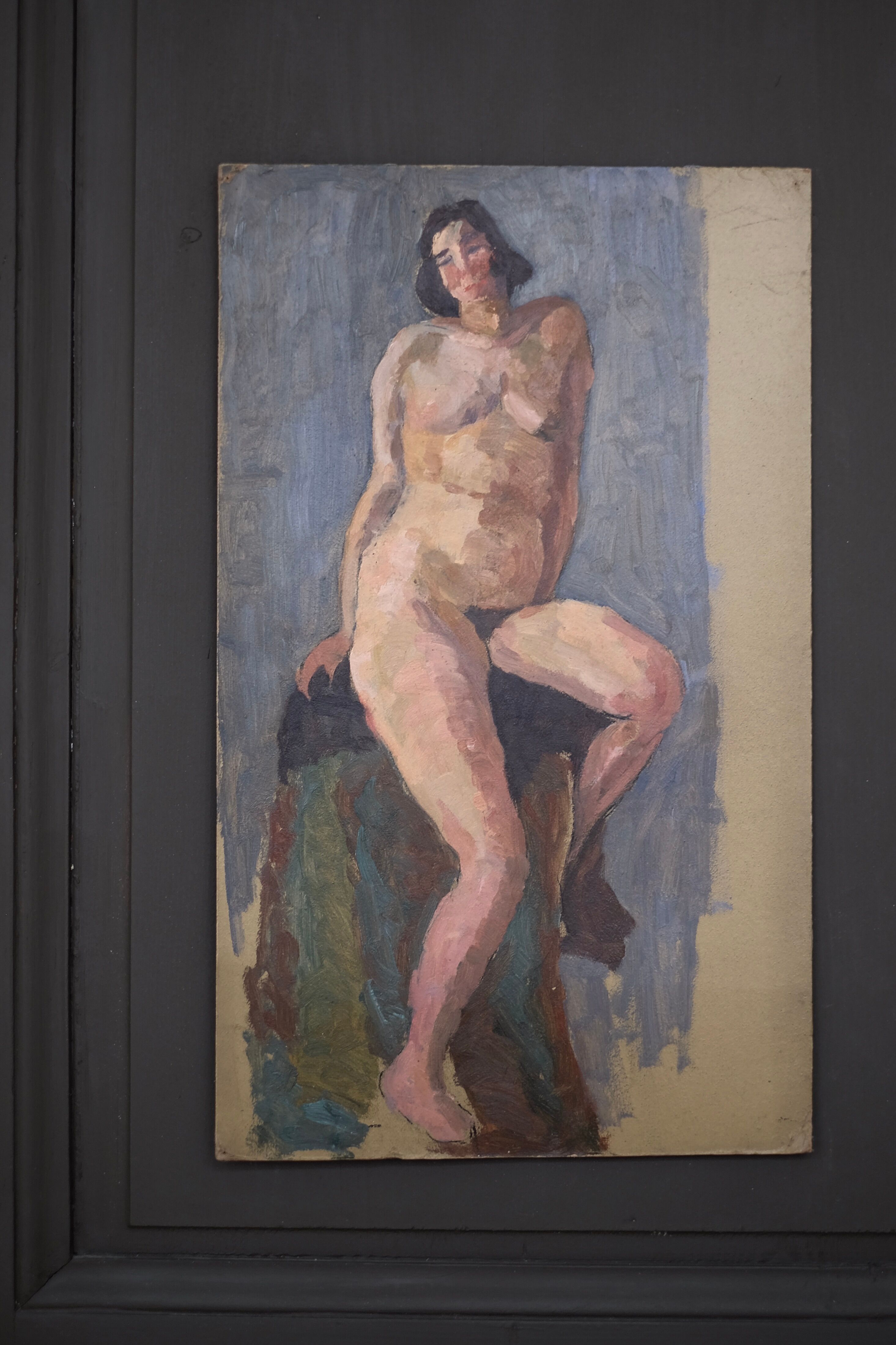 Double-sided female nude painting N°3