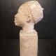 Statue bust face woman Africa Guinea XXth Konakry art