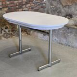Oval table with central extension LAFA 1970s