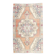 Vintage Turkish hand-knotted geometric runner 132x221