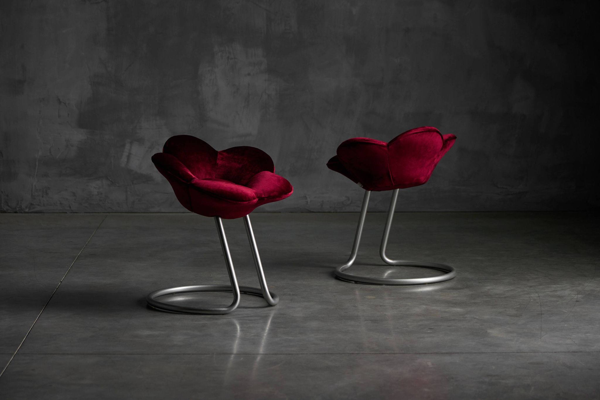 Tabourets Fleur Soshun par Masanori Umeda pour Edra, Italie, 1990s