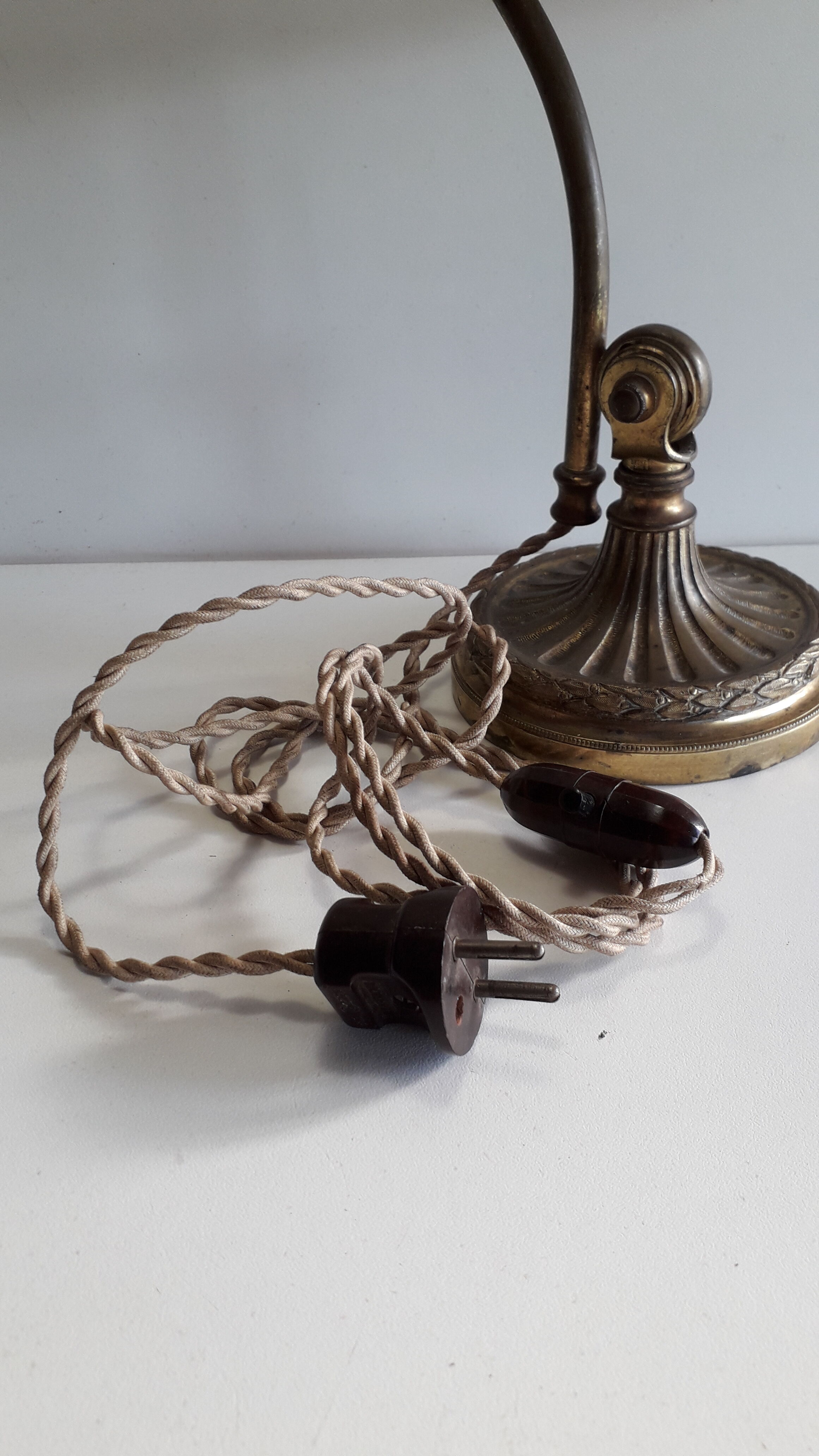 Brass bronze desk lamp